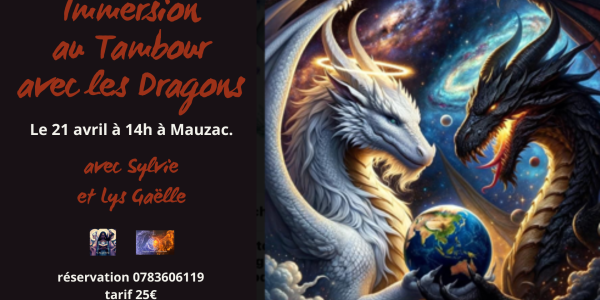 Immersion Tambour avec les Dragons, le 21 avril 2024 à 14h, à Mauzac